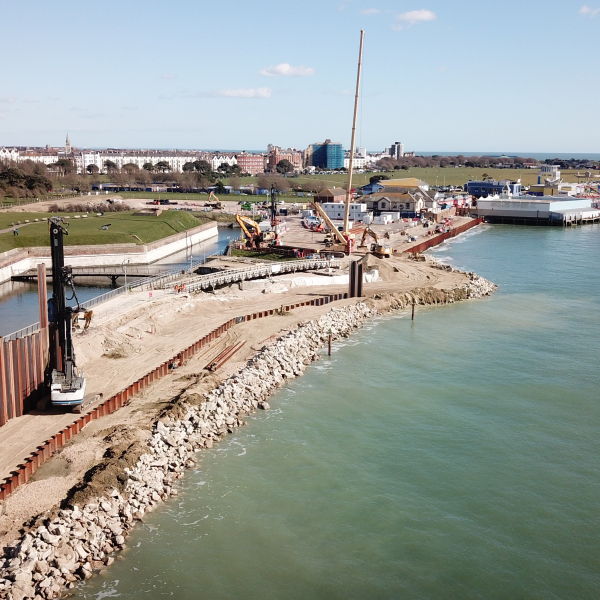 Piling at Southsea.